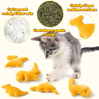 MALLMALL6 Halloween Catnip Toys – 5pcs Pumpkin Teething Set for Kittens & Cats