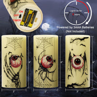 Eldnacele Halloween Flameless LED Candles