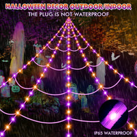 '200' Spider Web with 59' Giant Spider – Halloween Outdoor/Indoor Decor for Yard