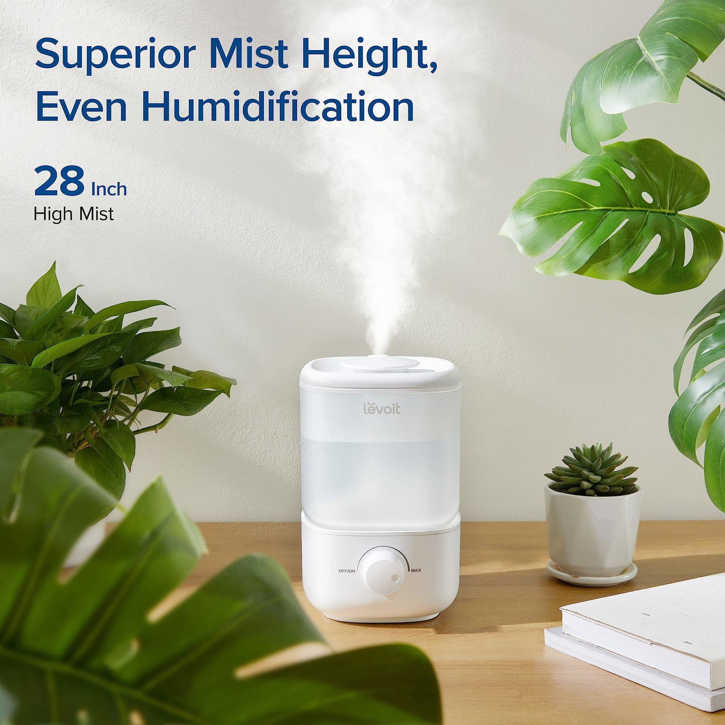 LEVOIT Classic 160 Top-Fill Ultrasonic Cool Mist Humidifier