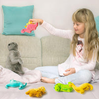 MALLMALL6 Halloween Catnip Toys – 5pcs Pumpkin Teething Set for Kittens & Cats