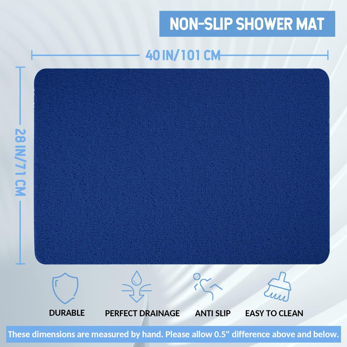 Hargiis Non Slip Bathtub Mat
