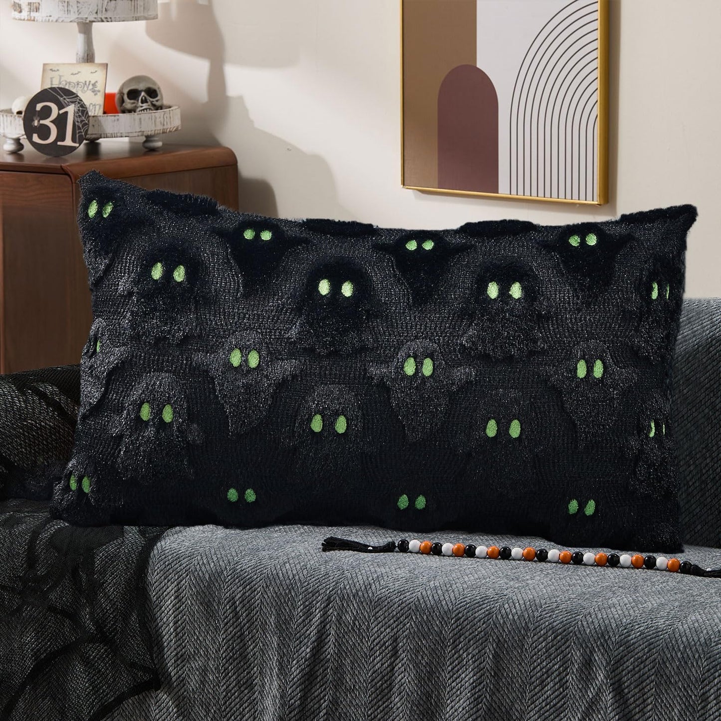 DFXSZ Halloween Ghost Pillow Covers – Set of 2