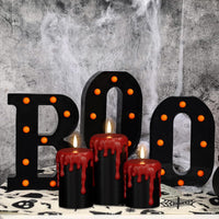 Eldnacele Halloween Flameless LED Candles
