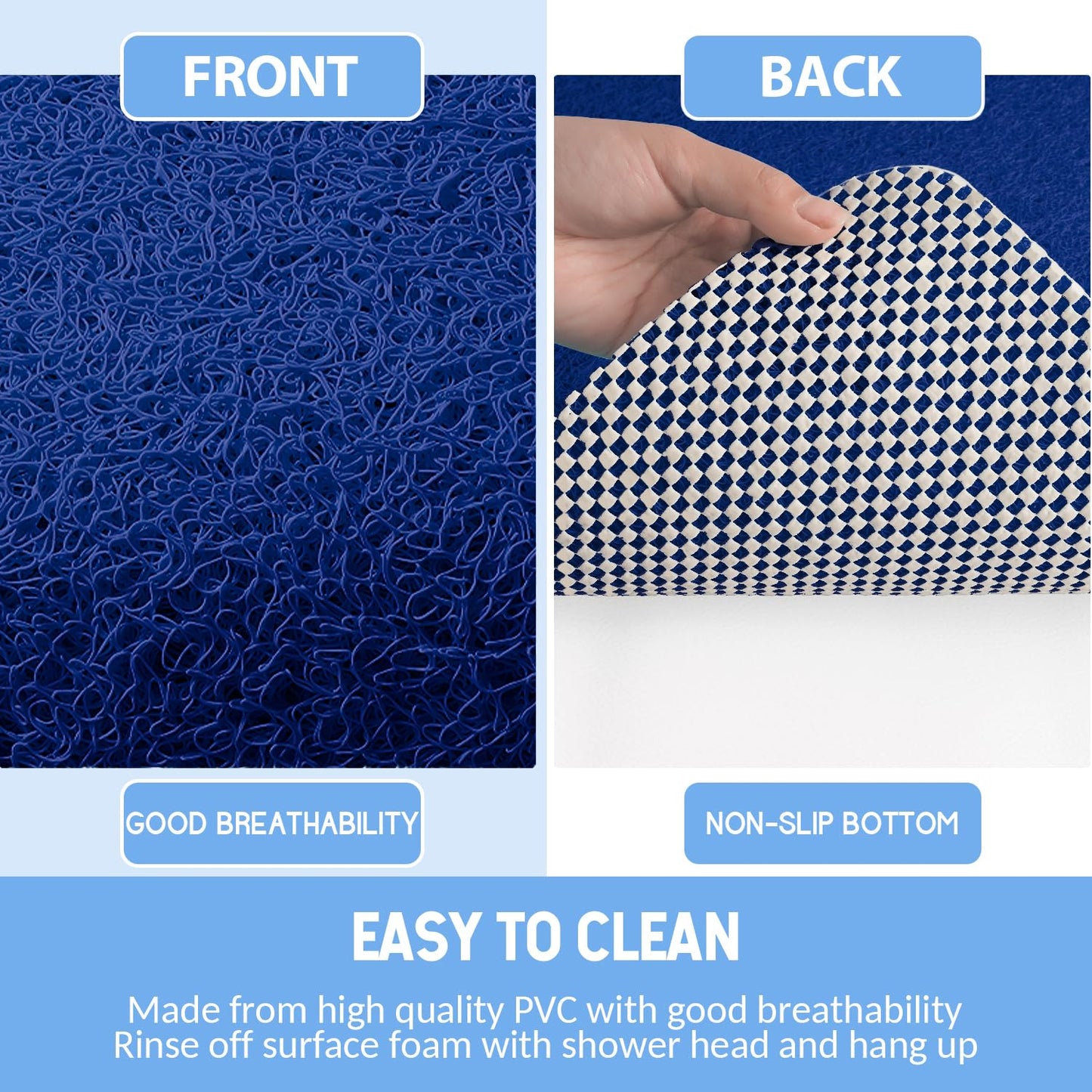 Hargiis Non Slip Bathtub Mat