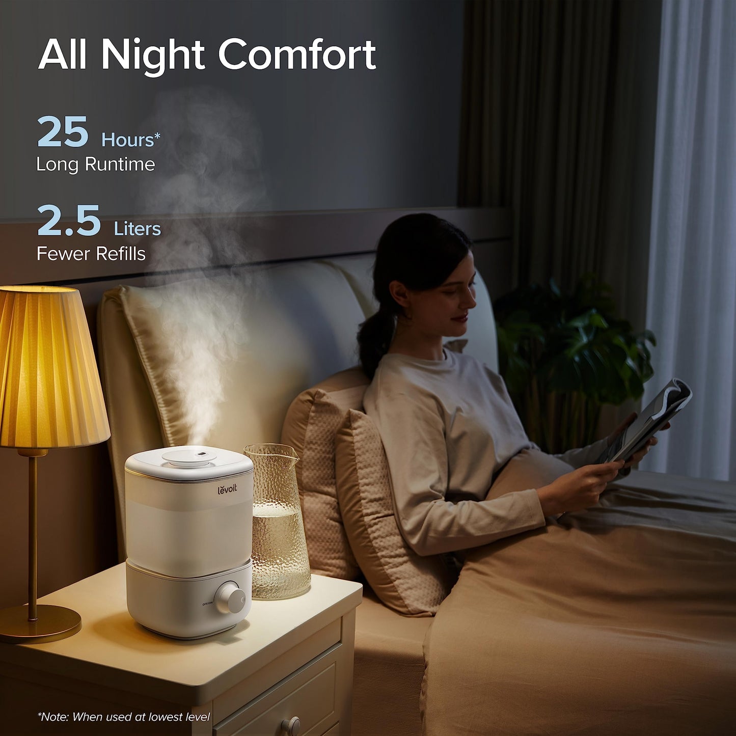 LEVOIT Classic 160 Top-Fill Ultrasonic Cool Mist Humidifier