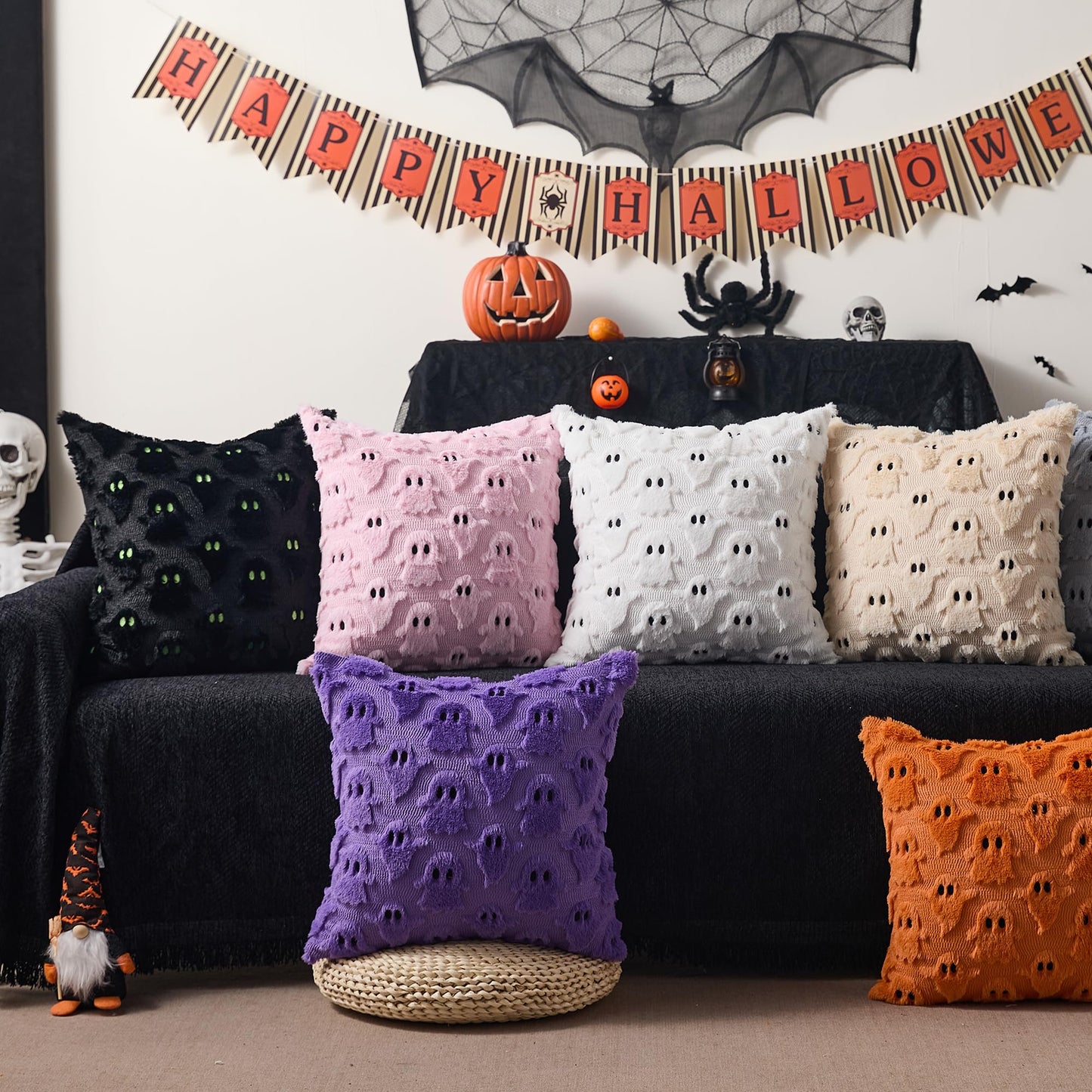 DFXSZ Halloween Ghost Pillow Covers – Set of 2