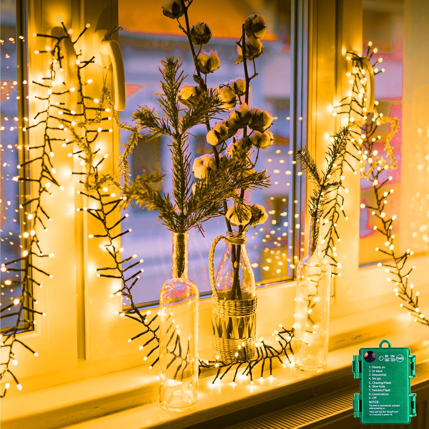 Brightown Battery Operated Halloween Lights Outdoor