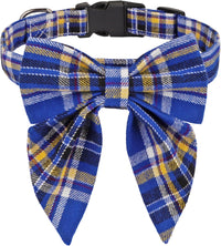 ADOGGYGO Adjustable Cotton Dog Bowtie Collar