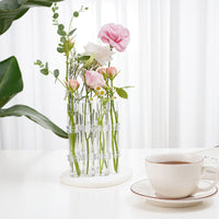 Clear Glass Test Tube Vase