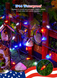 Minetom 25FT Halloween Purple String Lights