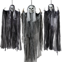 JOYIN 3-Pack Hanging Skeleton Ghosts