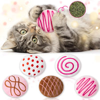 MALLMALL6 Halloween Catnip Toys – 5pcs Pumpkin Teething Set for Kittens & Cats