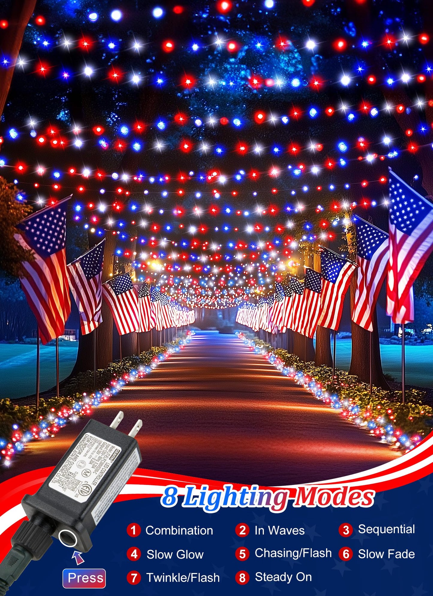 Minetom 25FT Halloween Purple String Lights