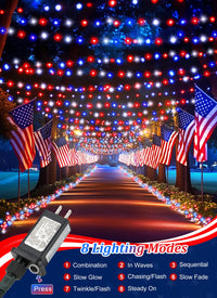 Minetom 25FT Halloween Purple String Lights