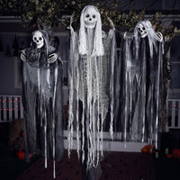 JOYIN 3-Pack Hanging Skeleton Ghosts