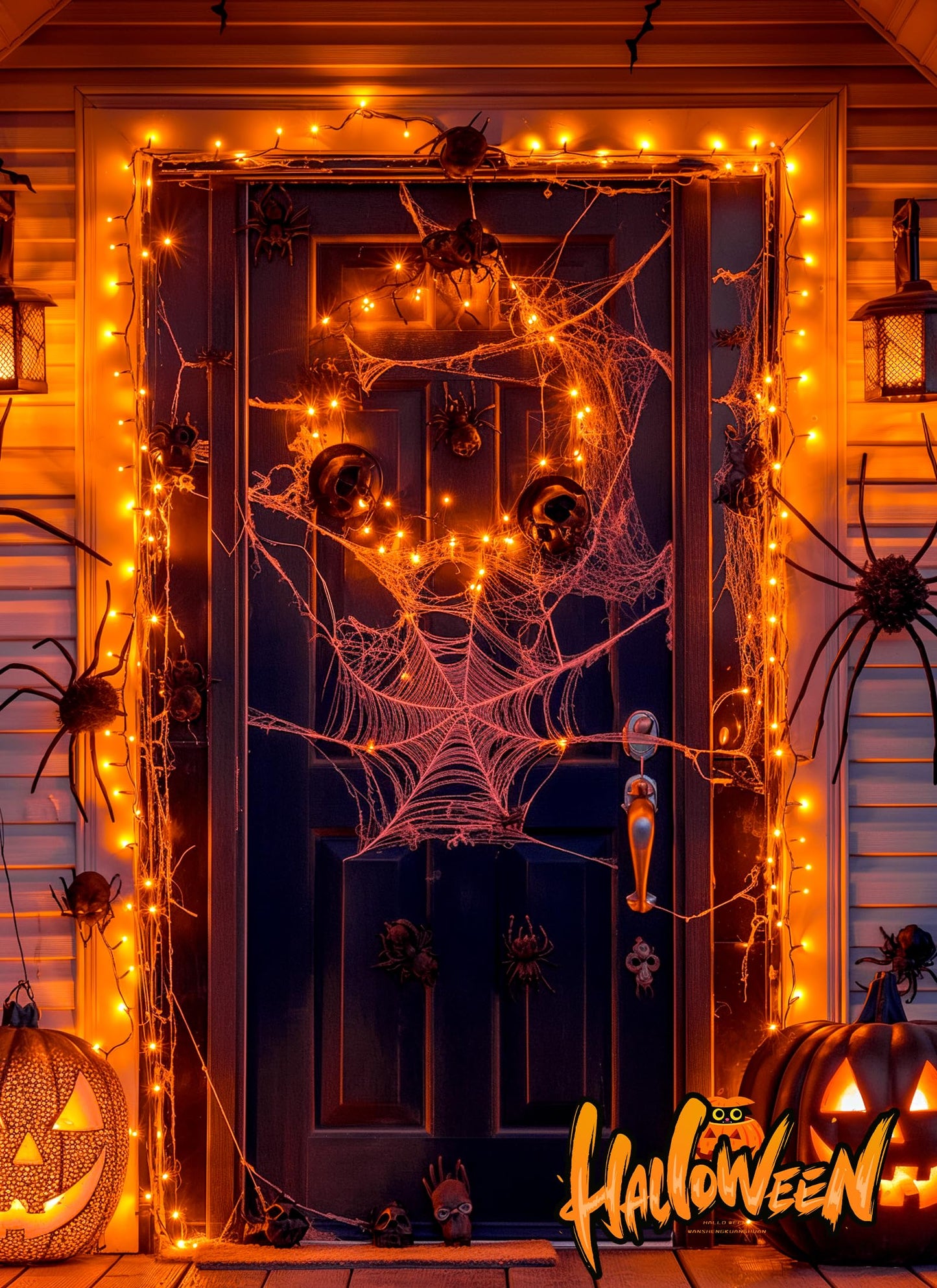 Brightown Battery Operated Halloween Lights Outdoor