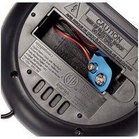 Digital Oval Alarm Clock With LED Display