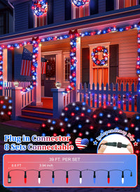 Minetom 25FT Halloween Purple String Lights