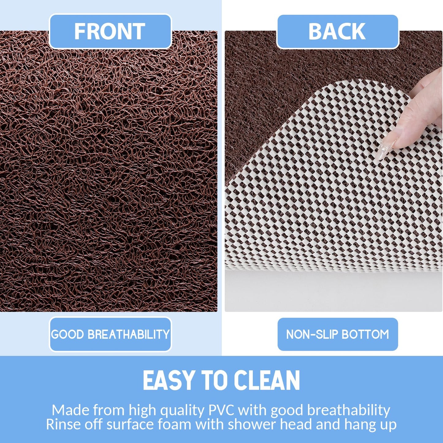 Hargiis Non Slip Bathtub Mat