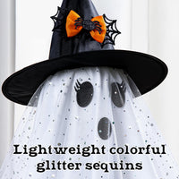 2-Pack Halloween Ghost Decorations with Remote-Controlled String Lights