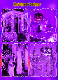 Brightown Battery Operated Halloween Lights Outdoor