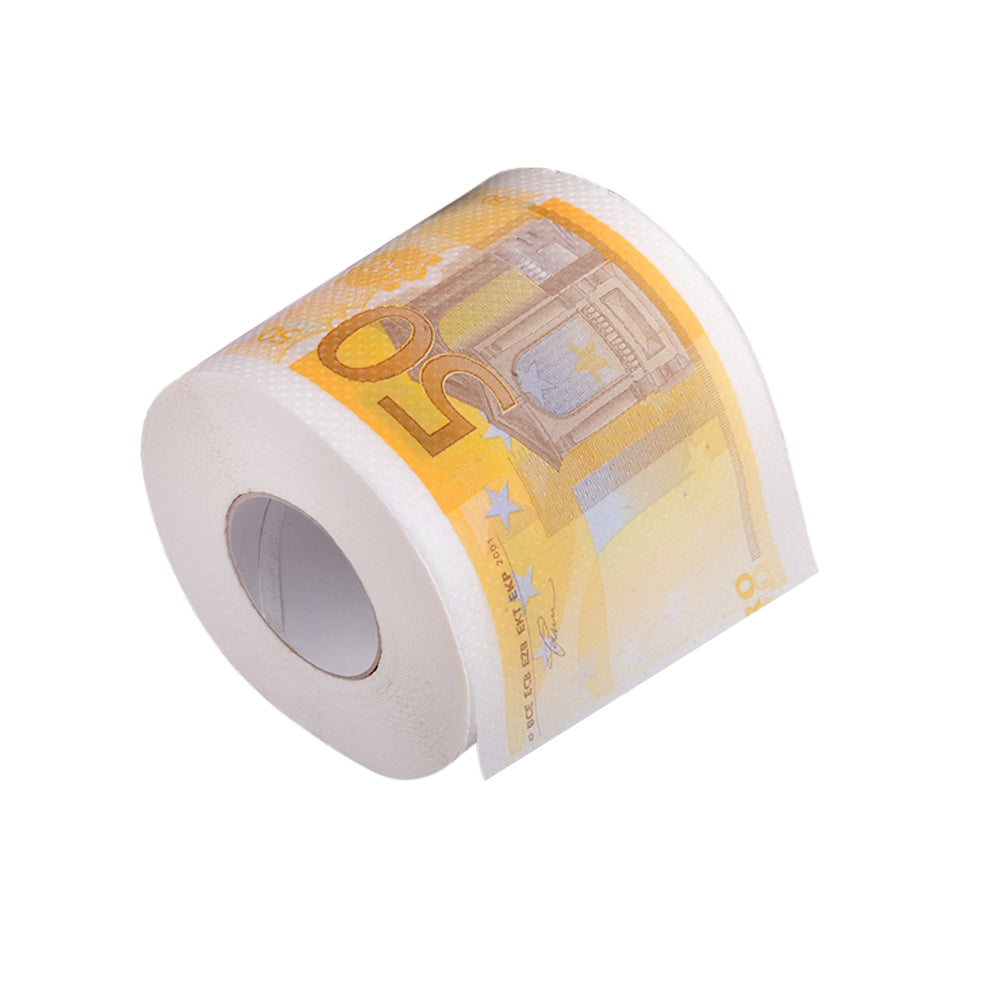 CashRoll™  |  Household Currency Toilet Paper with Core