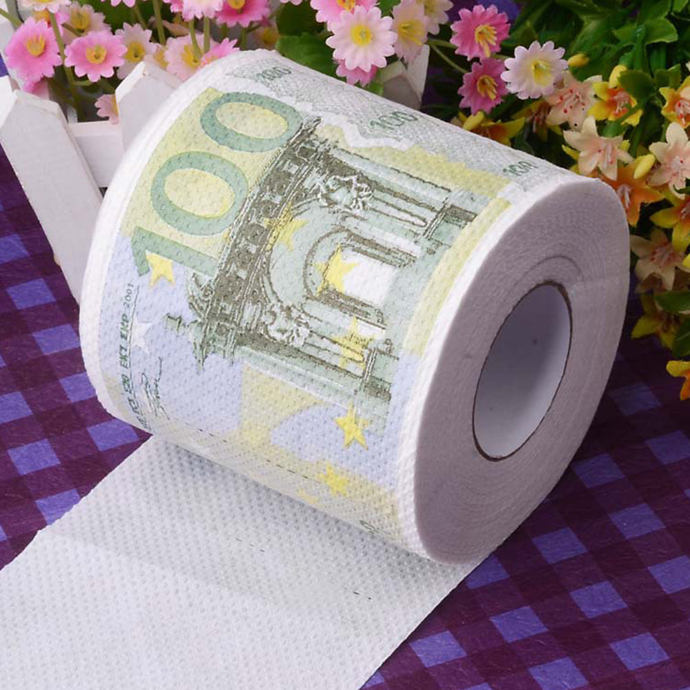 CashRoll™  |  Household Currency Toilet Paper with Core