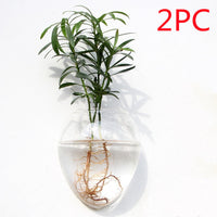 Fashion Wall Hanging Glass Flower Vase