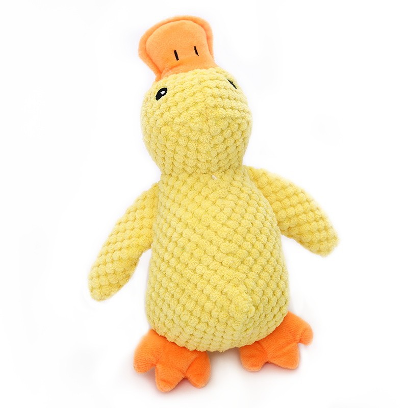 Duck Plush Dog Toy (Squeaky)