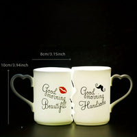 Kissing Couple Ceramic Mugs