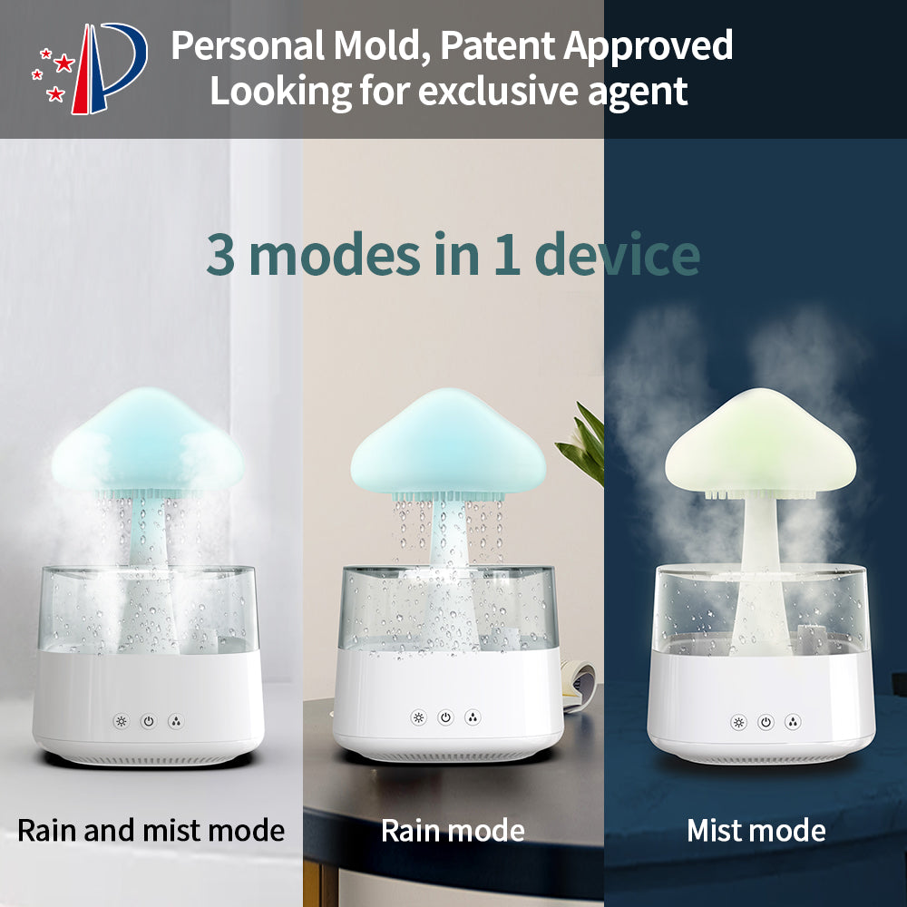 MushroomMist™  |  Rain Water Drop Humidifier