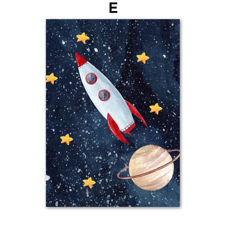 GalacticExplorer™  |  Canvas Astronaut Wall Art Painting