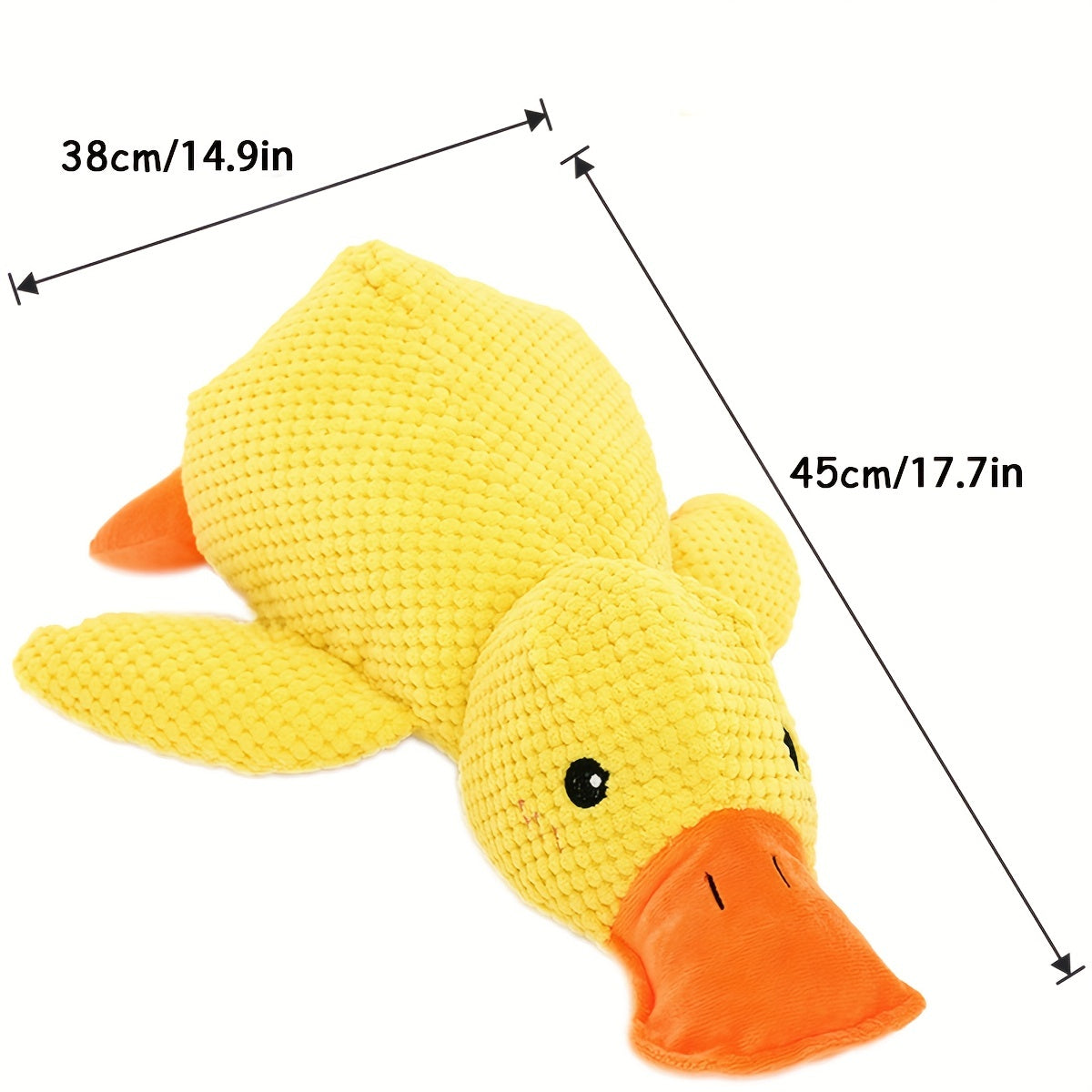 Duck Plush Dog Toy (Squeaky)