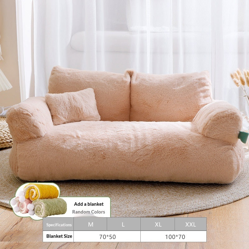 All-Season Warm & Washable Pet Bed