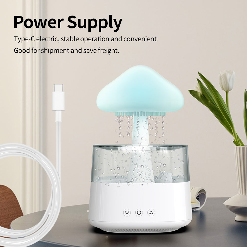 MushroomMist™  |  Rain Water Drop Humidifier