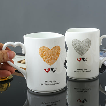 Kissing Couple Ceramic Mugs